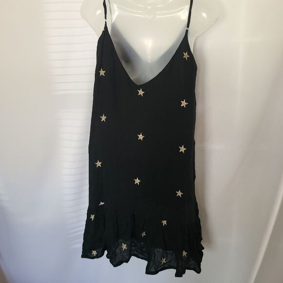 Storia Starry Nights Black Trapeze Swing Dress - Picture 3 of 5